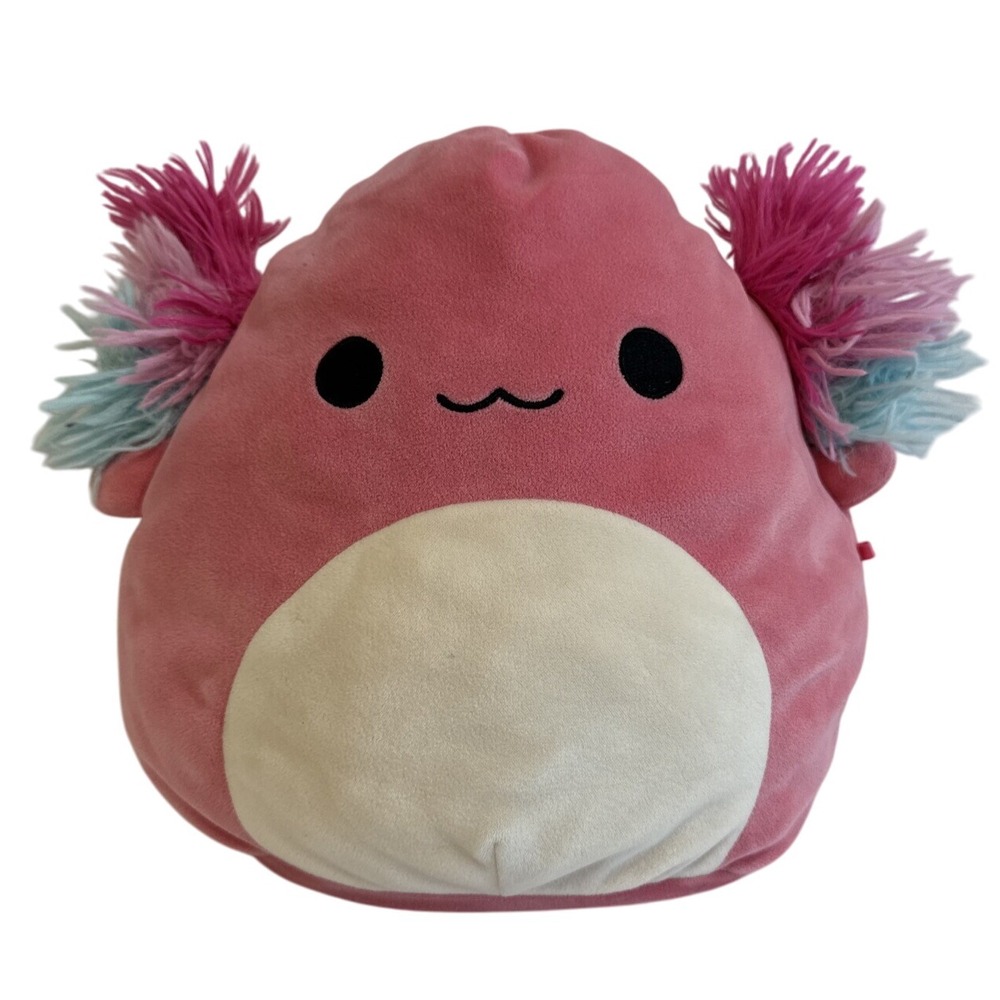 Squishmallows Squishdoos "Florent the Pink Axolotl" 10" Fuzzy Ears